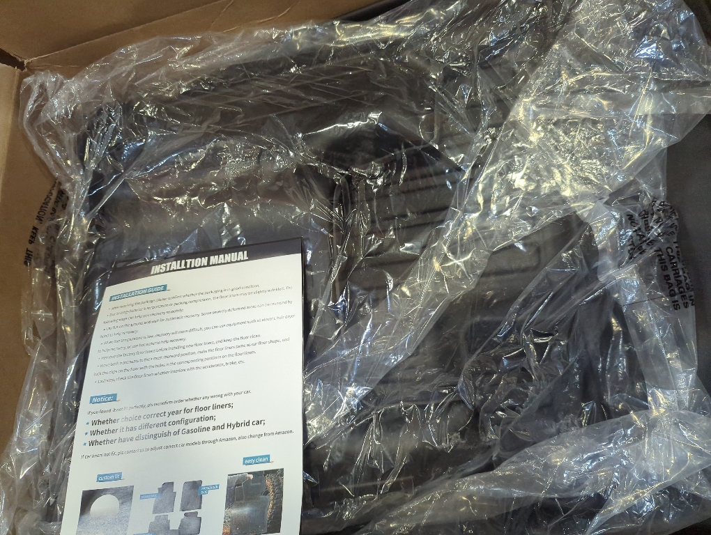 Floor Mats Custom for Nissan Murano 2024 2023 2022 2021 2020 2019 2018 2017.5 All Weather Protection TPE Heavy Duty Non-Slip Automotive Floor Liners Fits Front& 2nd Row Set Accessories, Black