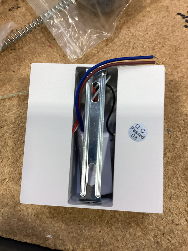 Lightess Modern Wall Sconce Dimmable 10W Hardwired, Up Down Wall Mount Lights Indoor Mini Metal LED Wall Lamp for Living Room Bedroom Hallway Decor, Warm White, O1181TP