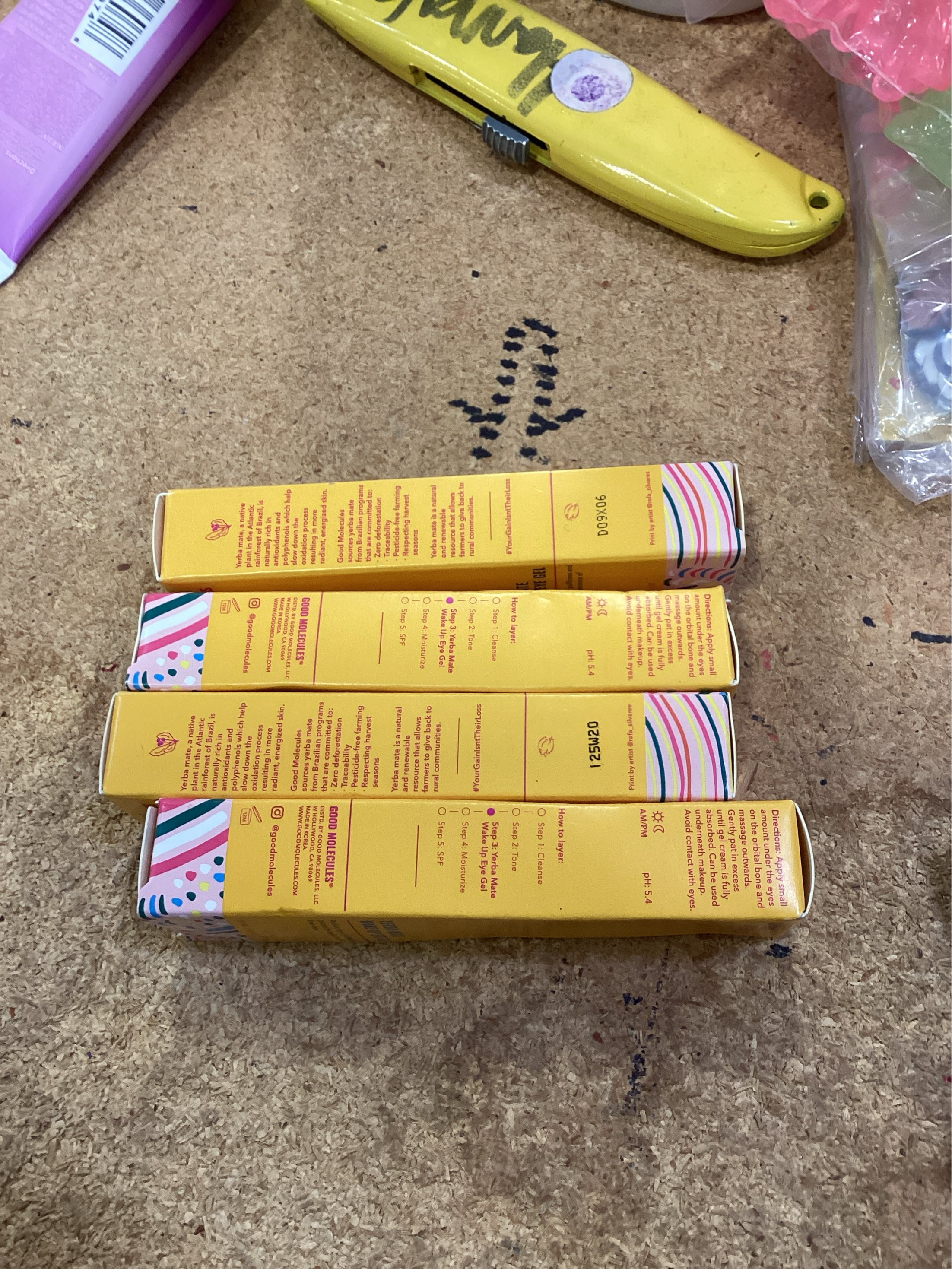 Good Molecules Yerba Mate Wake Up Eye Gel -4 pack