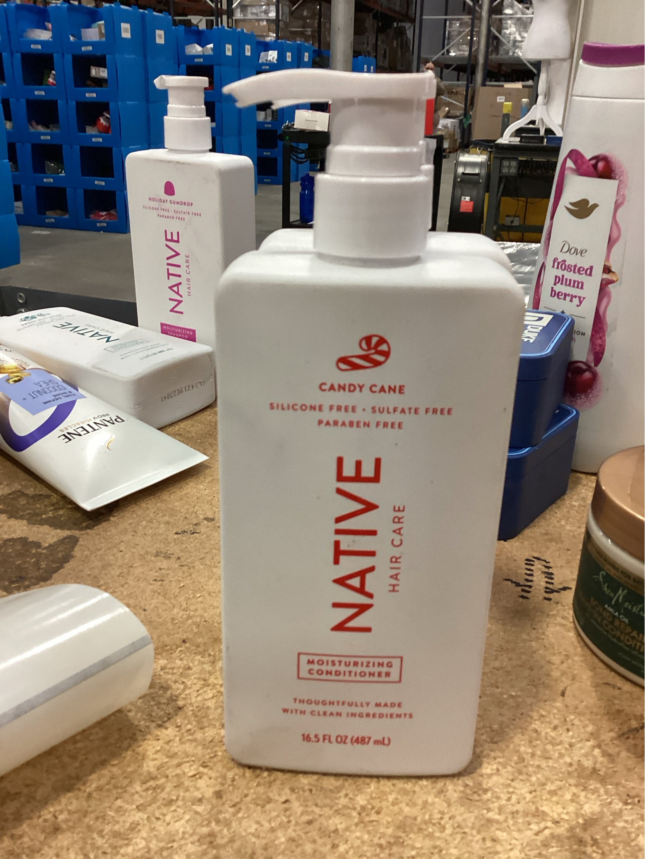 Native Vegan Candy Cane Natural Holiday Hydration Conditioner, Clean, Sulfate, Paraben and Silicone Free