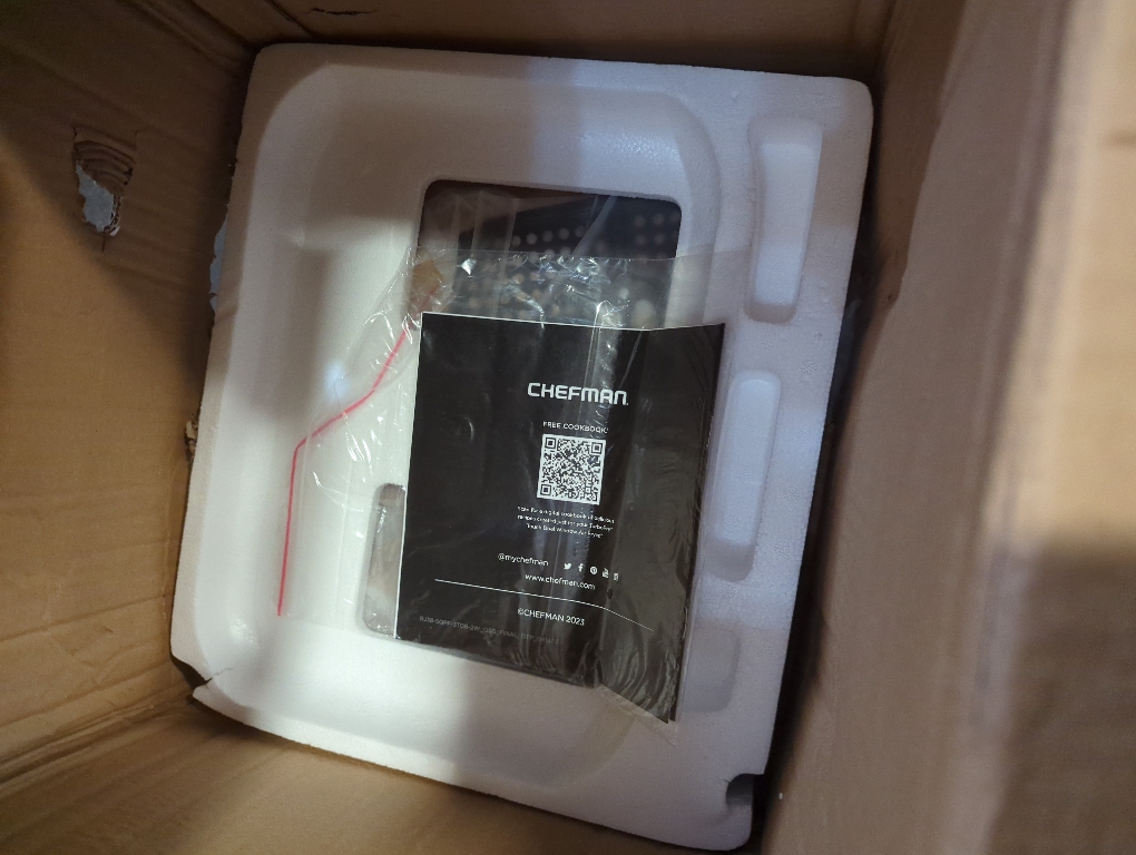 CHEFMAN 6 Quart Dual Basket Air Fryer Oven with Easy View Windows, Sync Finish, Hi-Fry, Auto Shutoff, 2 Independent 3Qt Nonstick Dishwasher Safe Frying Baskets, Digital Double Air Fryer - Black