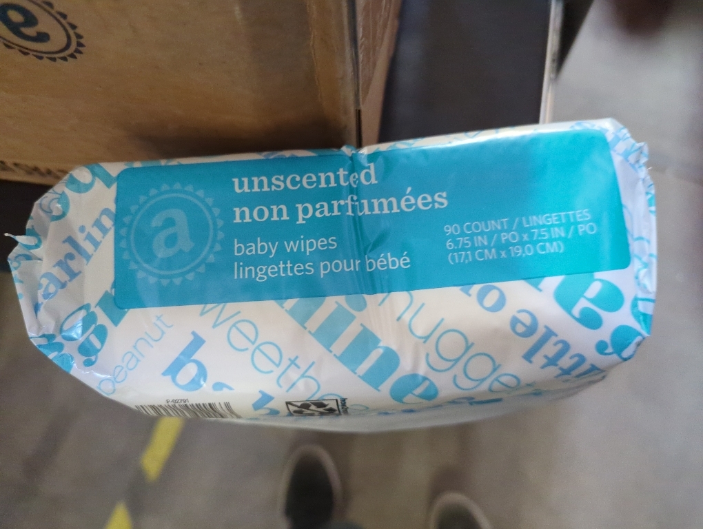 Amazon Elements Baby Wipes, Unscented, 810 Count, Flip-Top Packs