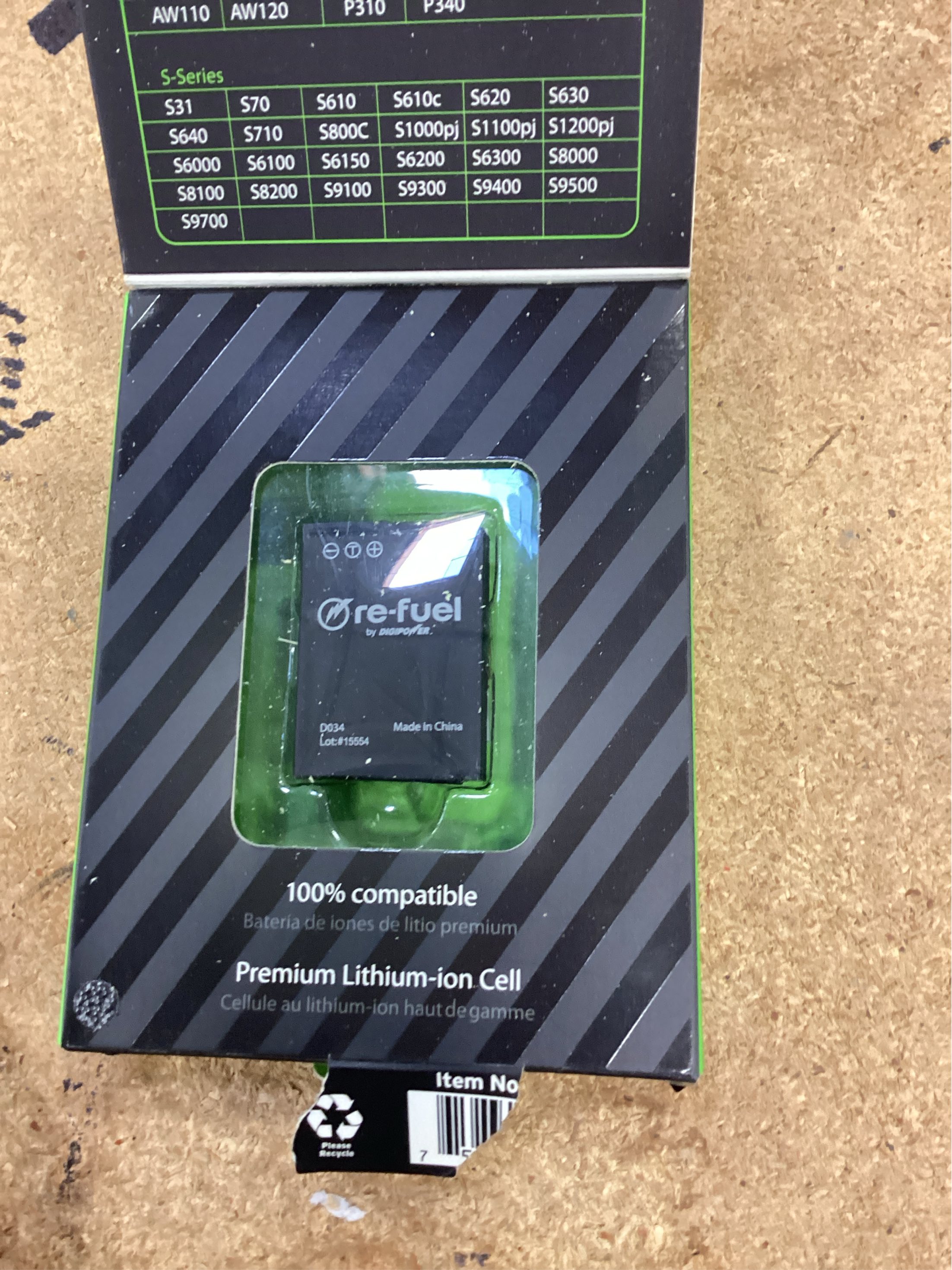 Digipower - Digital camera replacement battery for Nikon EN-EL12 battery pack