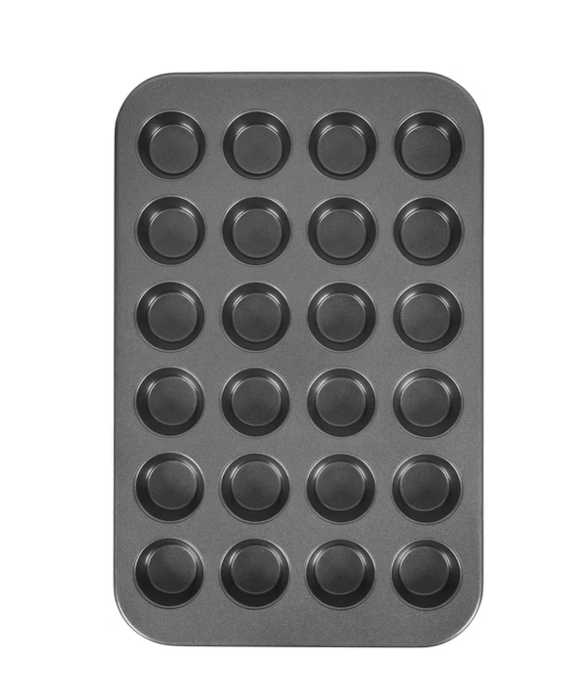 Wilton Ultra Bake Professional 24 Cup Nonstick Mini Muffin Pan‼️USED‼️has stains