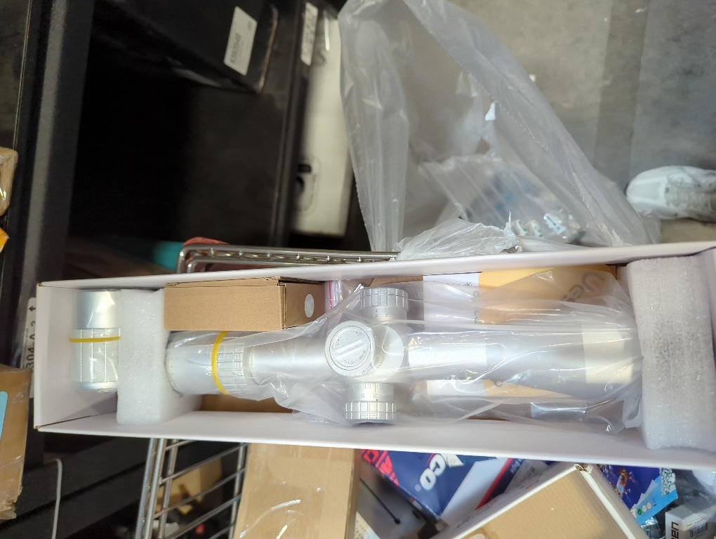 Osprey Global Standard Silver 3-9x40 Silver Sniper Reticle Rifle Scope