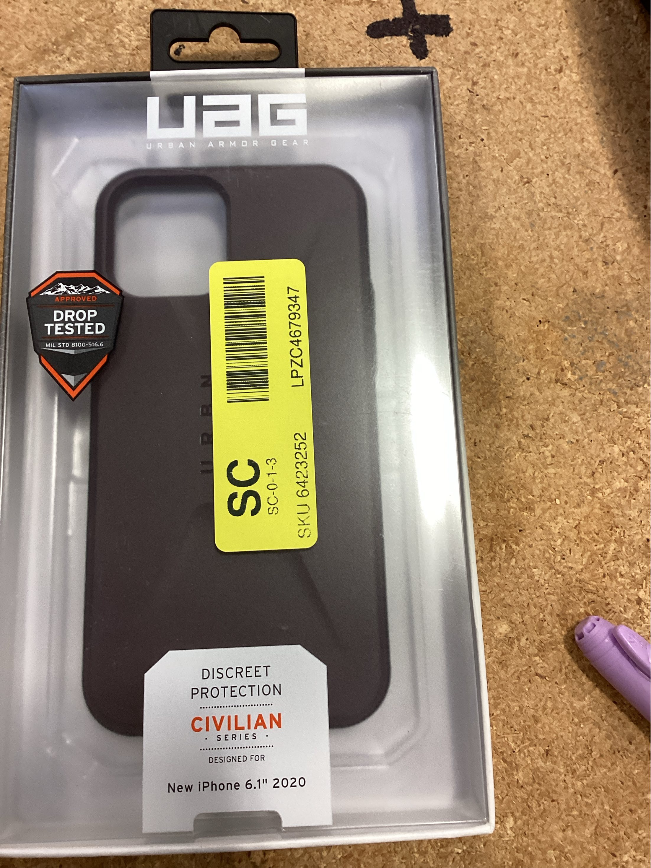 UAG - Civilian Series Hard Shell Case for iPhone 12 / 12 Pro - Eggplant