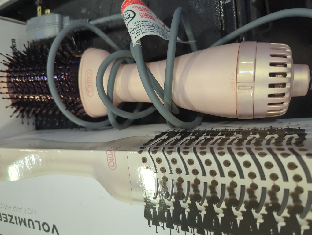TYMO Volumizer Hot Air Brush Hair Dryer - Champagne Pink - 1200 Watt