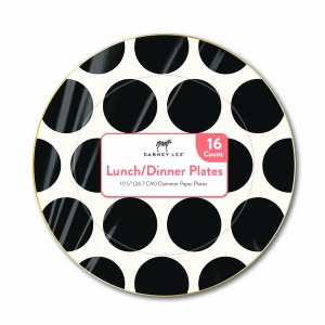 Set of 4 , 16 plates Dabney lee lunch/dinner plates 10.5 paper plates