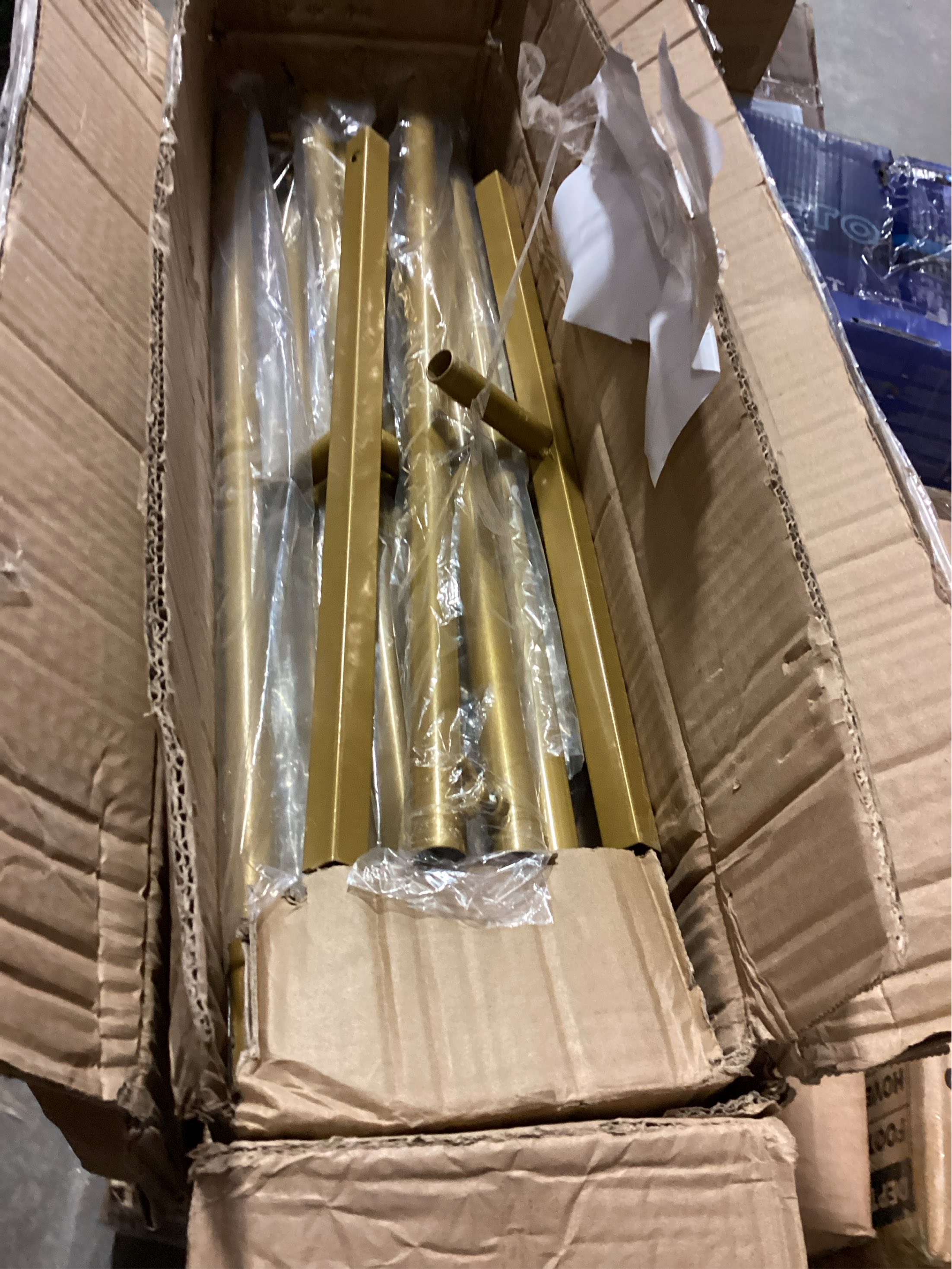 Arch Backdrop Stand - 3PCS (7.2ft, 6.6ft, 6ft) Upgraded Metal Arch Backdrop Stand - Easy to Set up Gold Wedding Arch Frames- for Weddings, Birthday Parties, Baby Showers, Family Gatherings