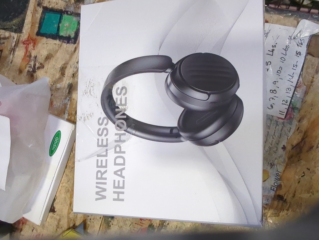 Bluetooth Headphones, Wireless Over Ear Bluetooth Headsets HiFi Stereo Foldable Headphones Black