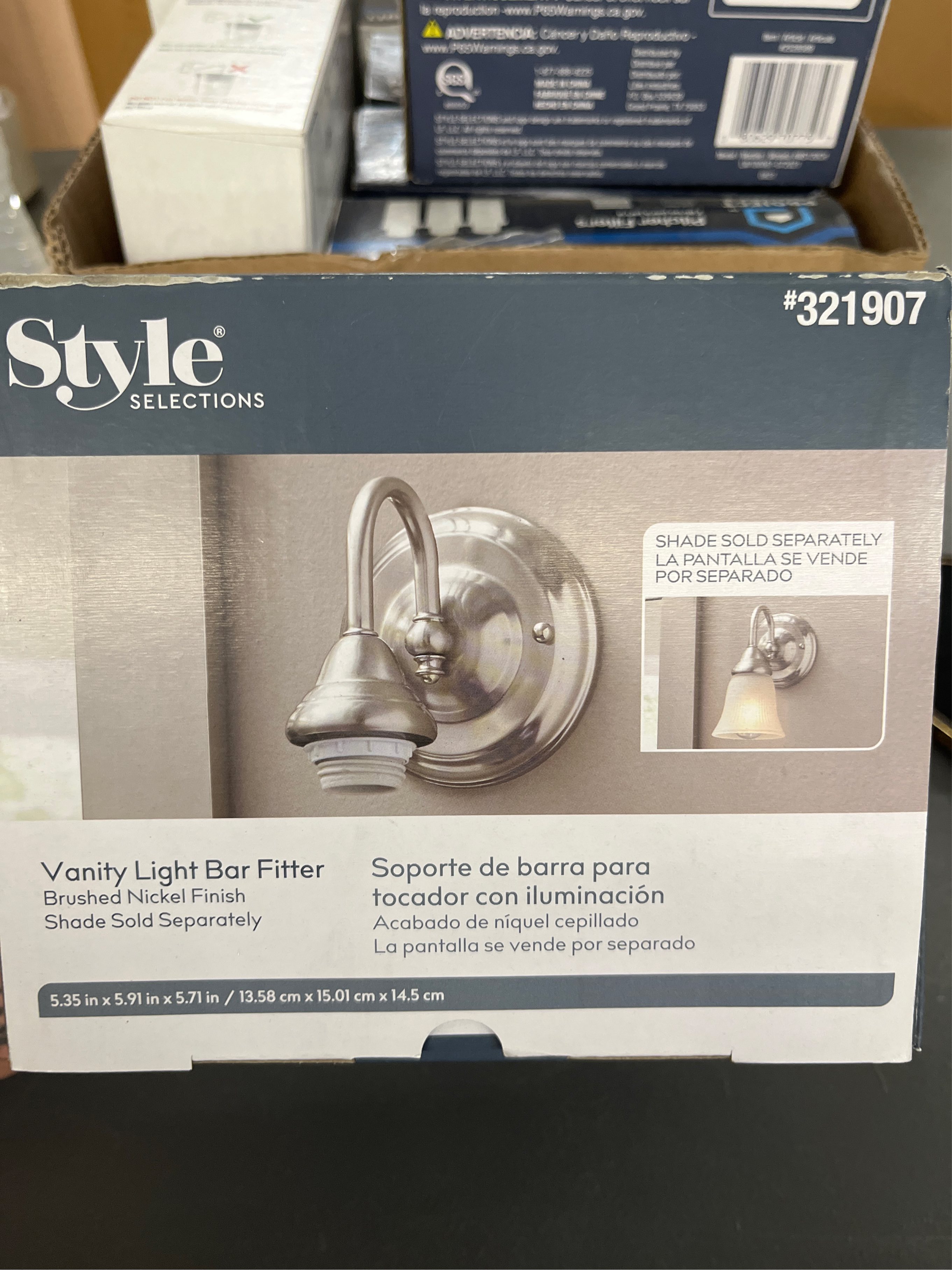 Portfolio Vanity Light, Brushe
