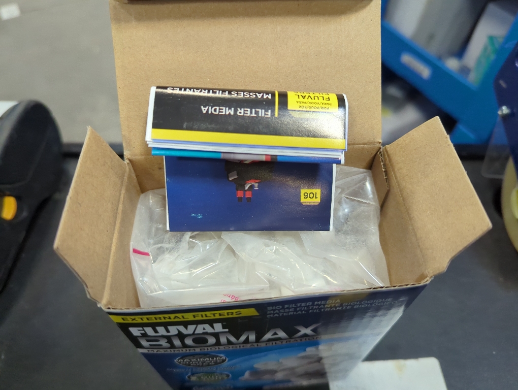 500g Fluval Biomax Biological Material Remover 500g Biological Filter Media for Aquariums