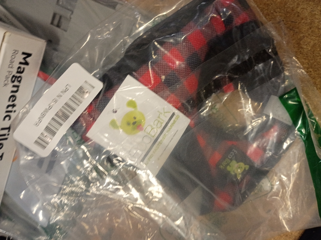 EcoBark Step in Dog Harness - Eco-Friendly Teacup Dog Harnesses for XXS, XS, and Small Dogs - Reflective and Adjustable Mini Body Halter Vest -Tiny Soft Mesh Toy Breed Harness (XXXS, Plaid)