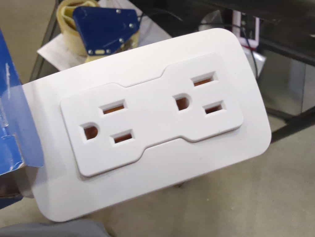 Size 22-34 EZ Outlet Electrical Outlet Extender: Access Hard-to-Reach Outlets! For Use Behind Couches, Nightstands, Desks, etc. USB-A, USB-C, two AC outlets. Extends 22-34. Safety Certified!