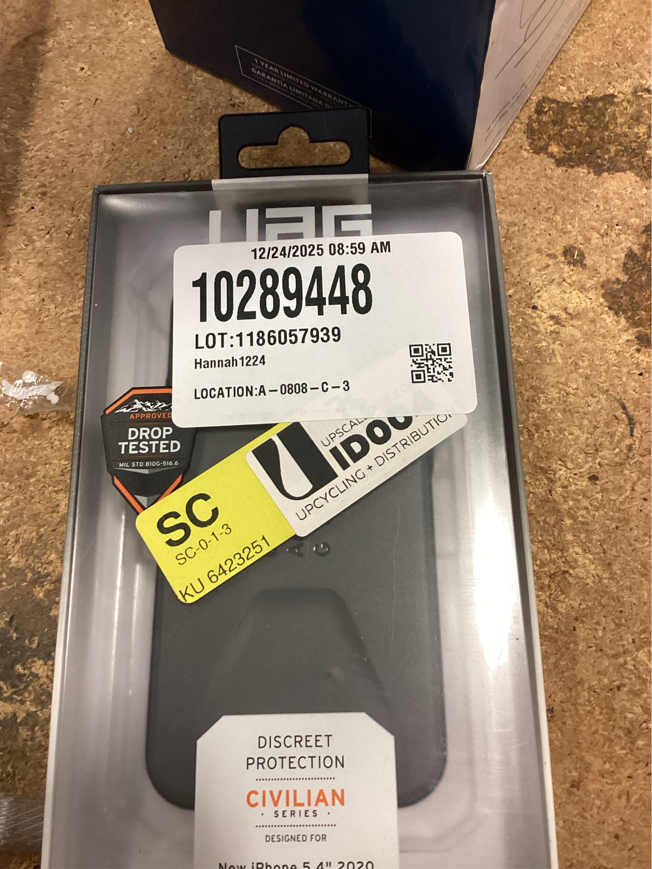 UAG - Civilian Series Hard Shell Case for iPhone 12 Mini - Silver