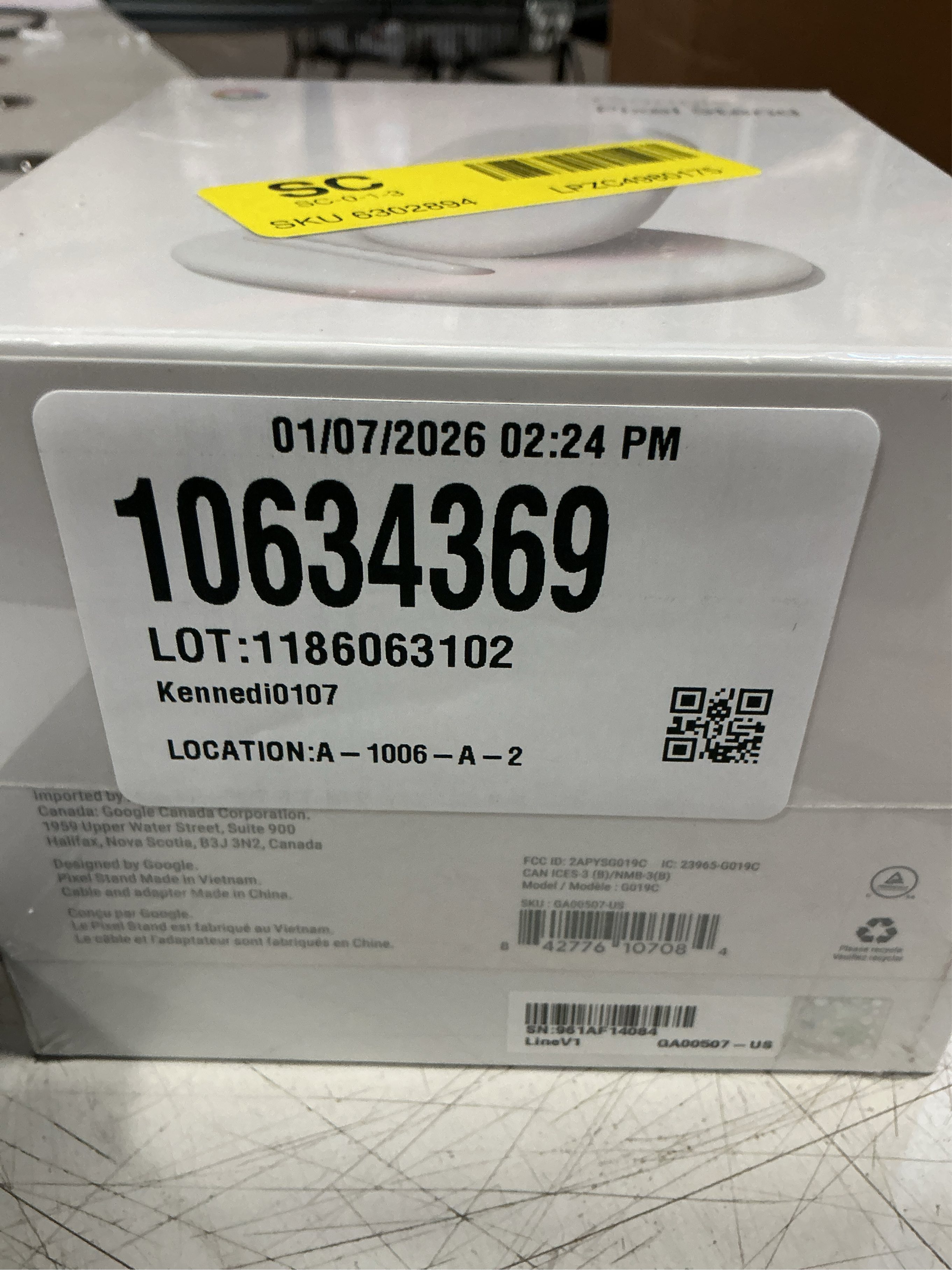 Google Pixel 3/3 XL Qi Wireless Charging Stand - White