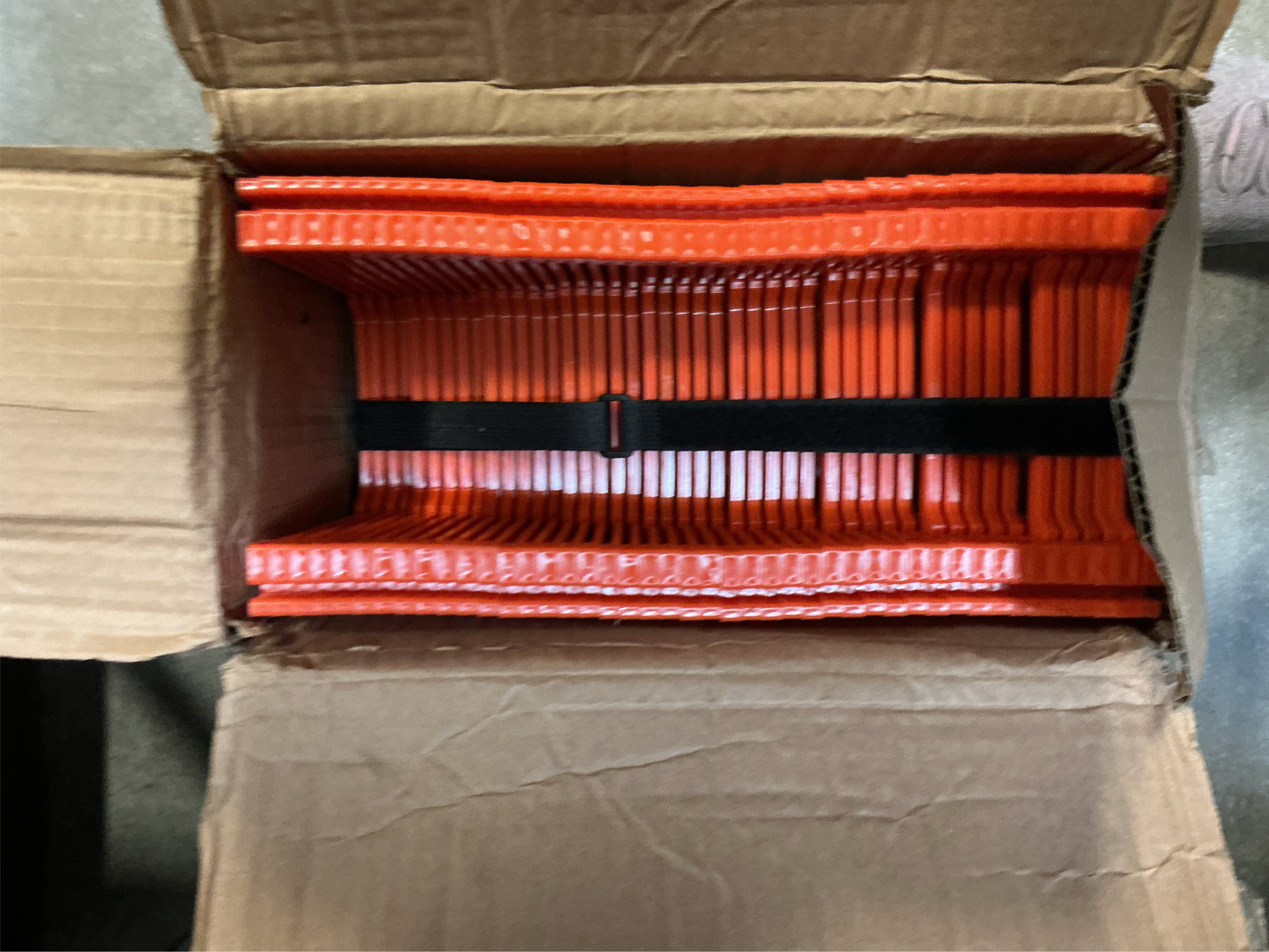 WELLUCK RV Sewer Hose Support 10FT, Blaze Orange RV Sewer Support with Adjustable Height Design, Secure Rubber Band and Carry Strap, Quick Setup and Collapse for Campers Travel Trailers and Motorhome