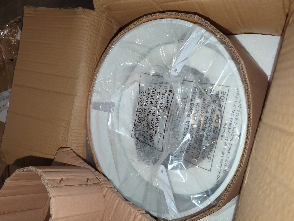 Progress Lighting Inspire Collection Brushed Nickel Integrated LED Transitional Kitchen Ceiling Light Drum Flush Mount