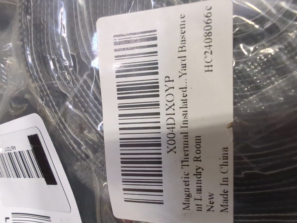 Magnetic Thermal Insulated Door Curtain for 36x 96 Doors, Visible Door Cover for Heat Insulation, Magnetic Closure Thick Blanket for Doorway to Keep Warm in Winter Cool in Summer