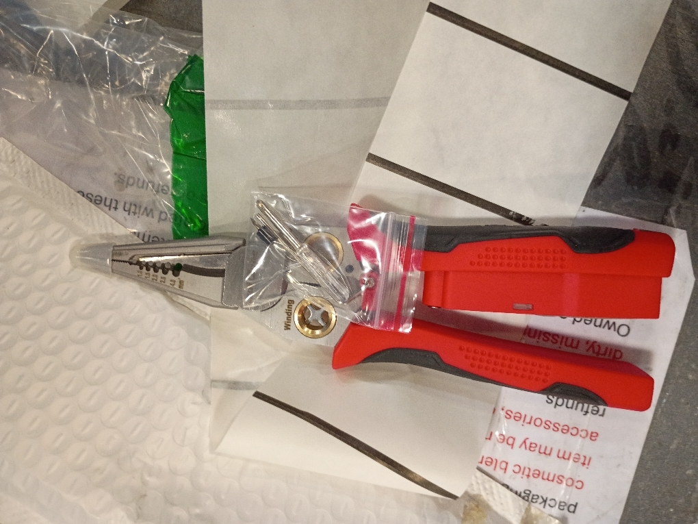 8-in-1 Wire Stripper with Voltage Tester, Electrician Tool for HVAC & DIY