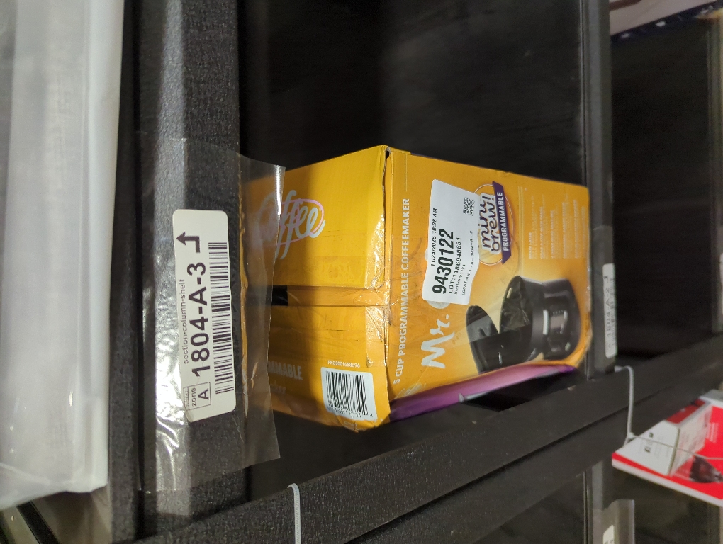 Mr. Coffee 5-Cup Programmable Coffee Maker Black: Drip Coffee Machine, Electric, Dishwasher-Safe, Paper Filter, 25 oz Capacity