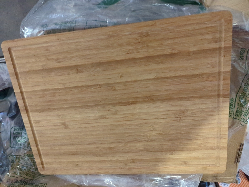 Utoplike Extra Large XXXL Bamboo Cutting Board 24 x16 Inch, Largest Wooden Butcher Block for Turkey, Meat, Vegetables, BBQ, Over the Sink Chopping Board with Handle and Juice Groove, Thickness 1.25