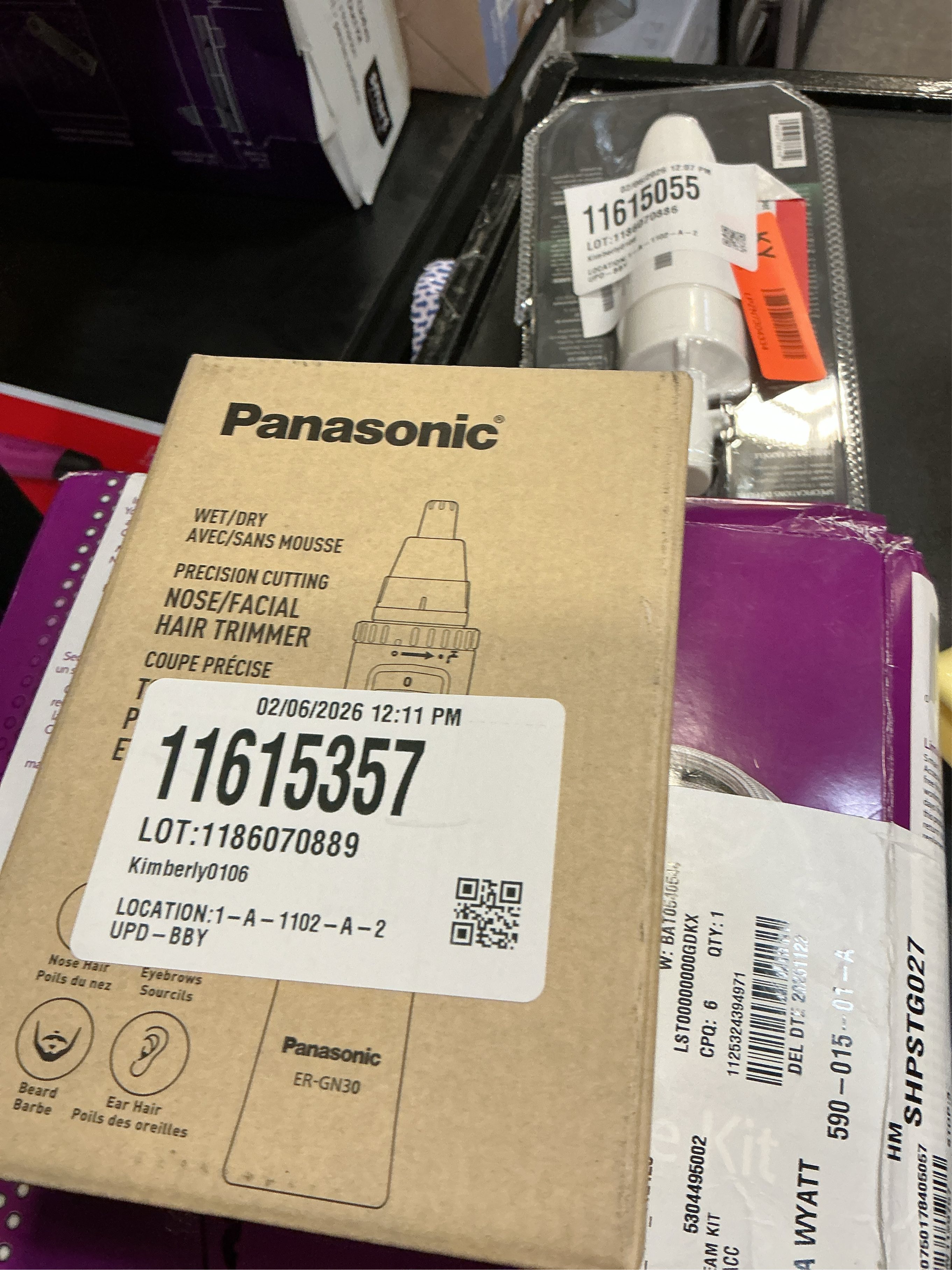 Panasonic Men’s Ear and Nose Hair Trimmer, Wet Dry Hypoallergenic Dual Edge Blade - ER-GN30-H