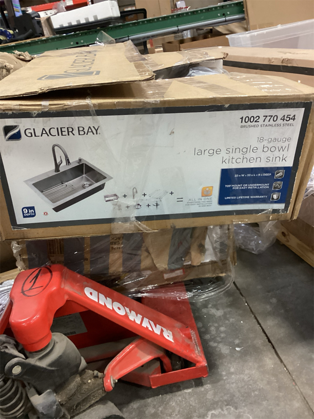 33 Inch Drop In Kitchen Sink - 33x19 Stainless Steel Kitchen Sink T304 18 Gauge Topmount Sinks Single Bowl Handmade Sinks Above the Counter, 9 Deep