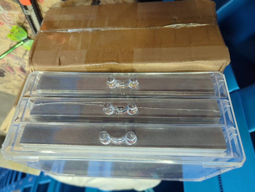 Jewelry Boxes Drawer Acrylic Trinket Organizer Lightweight Jewelry Storage for Home Shop Travel