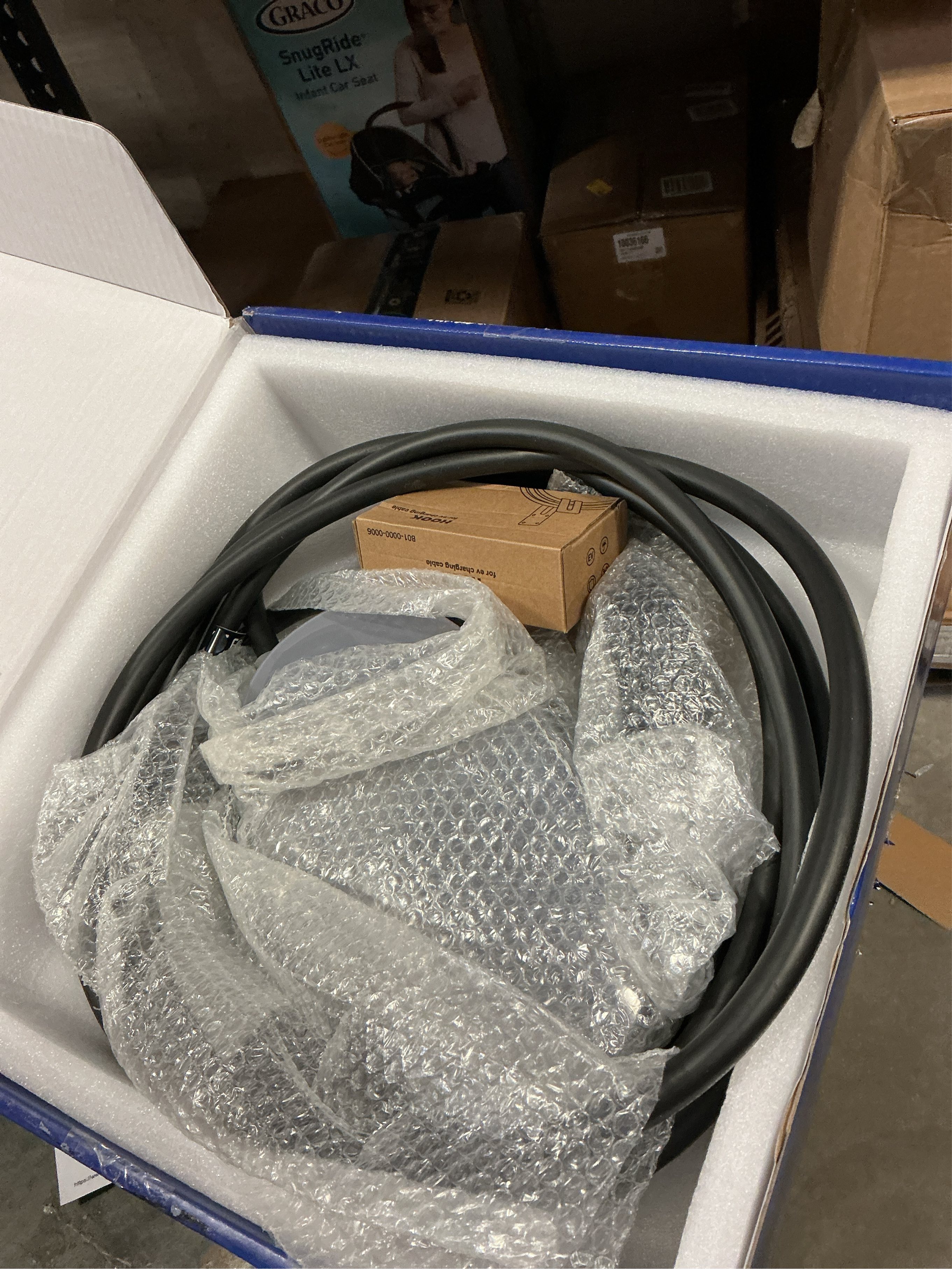 Level 2 EV Charger, 40A 240V 9.6kW Home Charging Station, NEMA 14-50 Plug, J1772 25' Cable Fast Wallbox