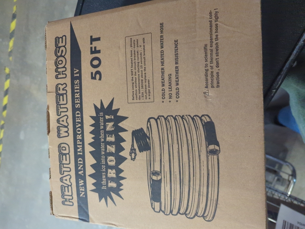 50FT Heated Water Hose for RV,Heated Hose,Anti-freezing Temperature, Great Rv Accessories for Campers, Livestock, Agriculture (50FT)