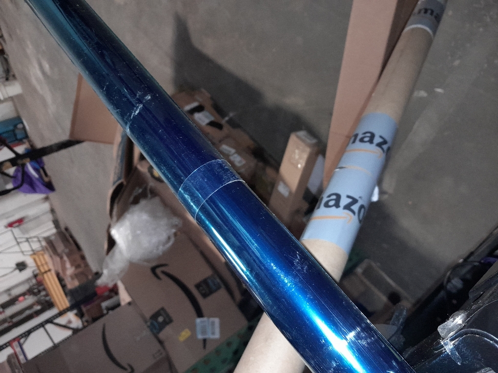 Chameleon Window Tint Film 20inch x 20FT 20% 35% 50% 60% 70% VLT Two Ply Nano Ceramic Chameleon Windonw Films UV99% Glass Tinting for Car and Home (BLUE50%)