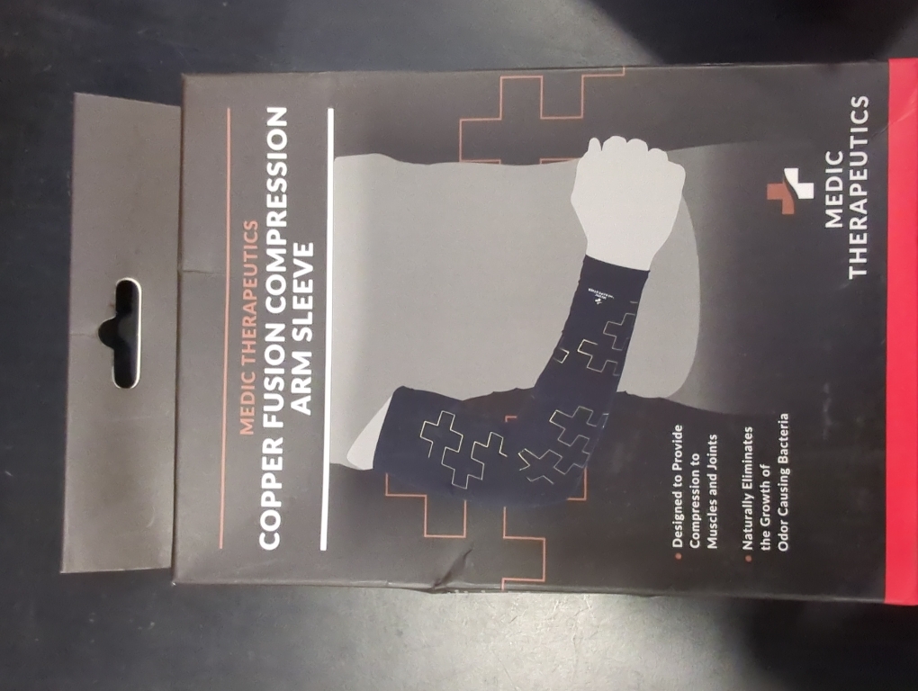 Copper Fusion Compression Arm Sleeves