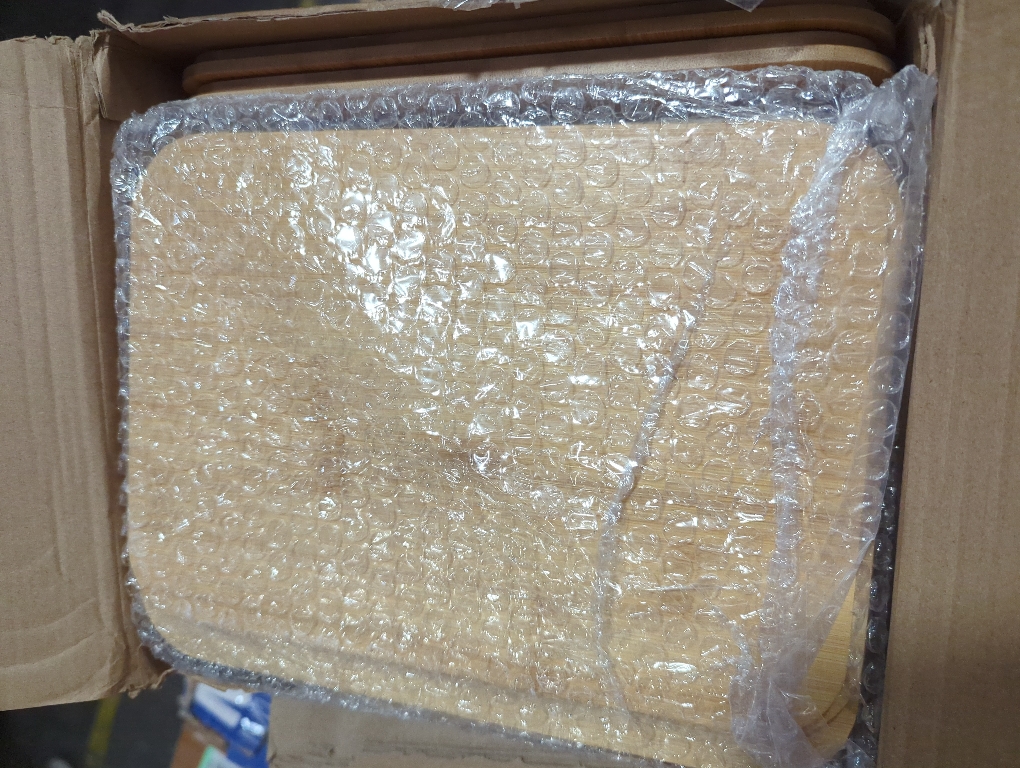 Suzile 6 Packs Plastic Storage Bins with Bamboo Lids Christmas Stackable Storage Containers for Xmas Decoration Ornaments Document Paper Organizing, with Labels and Marker(Multiple Size)