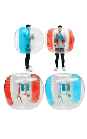 Generic Inflatable Bubble Soccer Ball Bumper Body Zorb, PVC Outdoor Game for Kids 6 Years , Red, 1-Count, 3 Ft