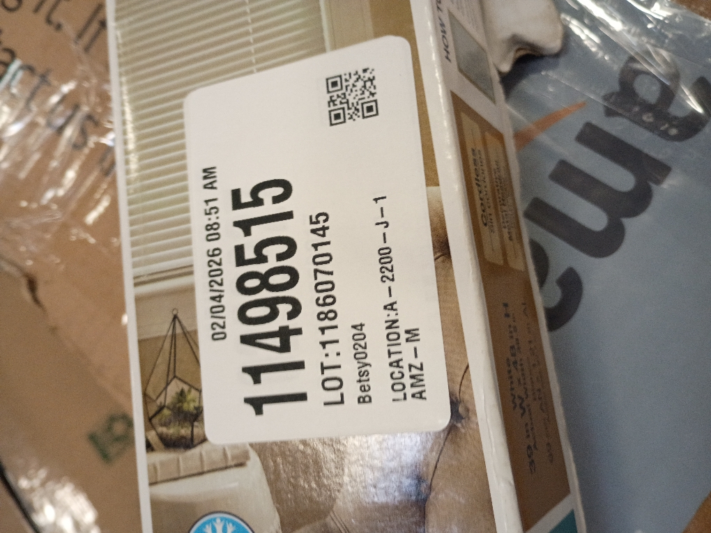 White Cordless Aluminum Mini Blinds for Windows with 1 in. Slats - 39 in. W x 48 in. L(Actual Size 38.5 in. W x 48 in.L)