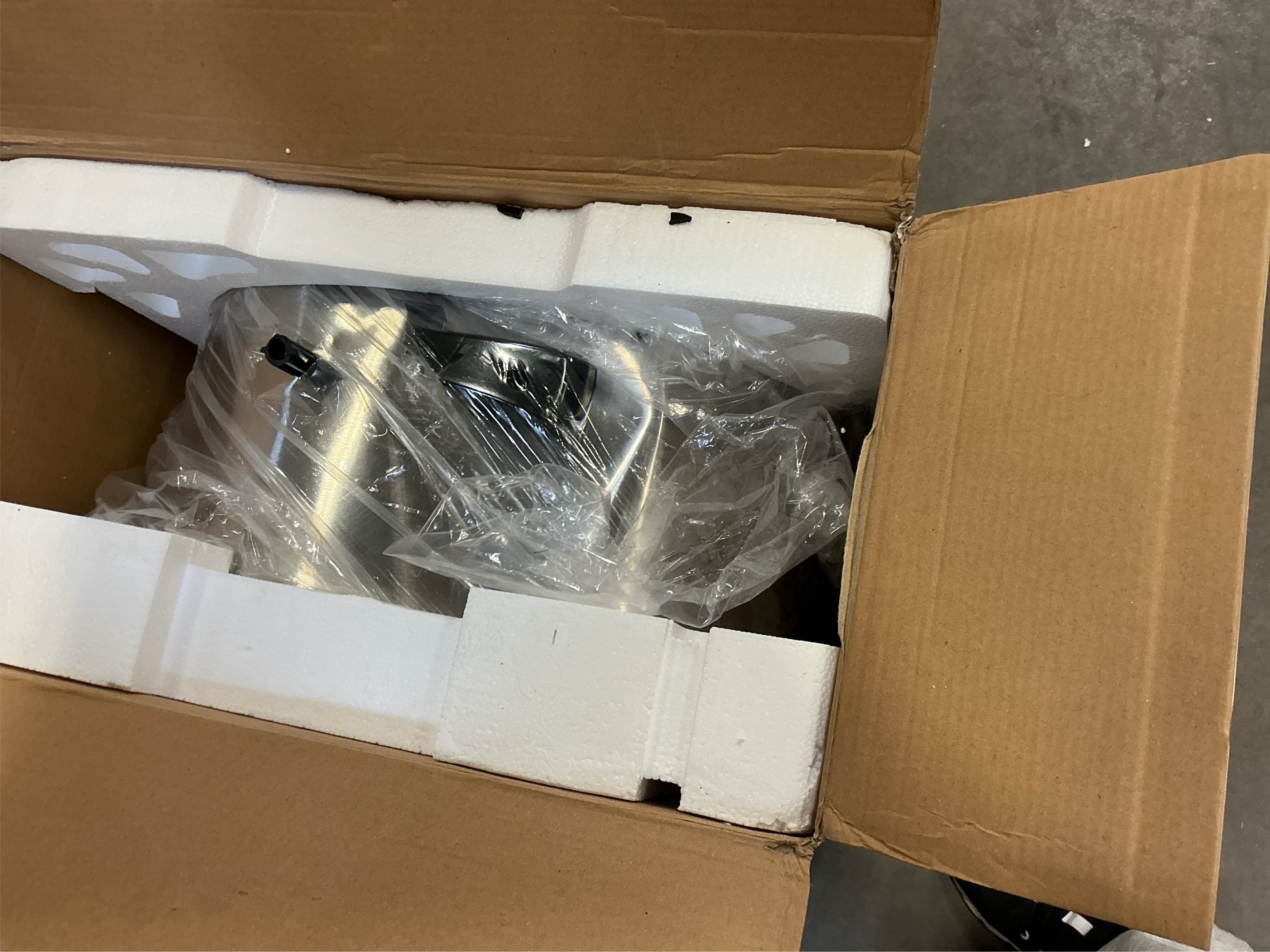 Sunvivi Roaster Oven, Electric Roaster Oven with Viewing Lid, 30lb 26-Quart Turkey Roaster with Unique Defrost/Warm Function, Large Roaster with Removable Pan & Rack, Stainless Steel, Silver