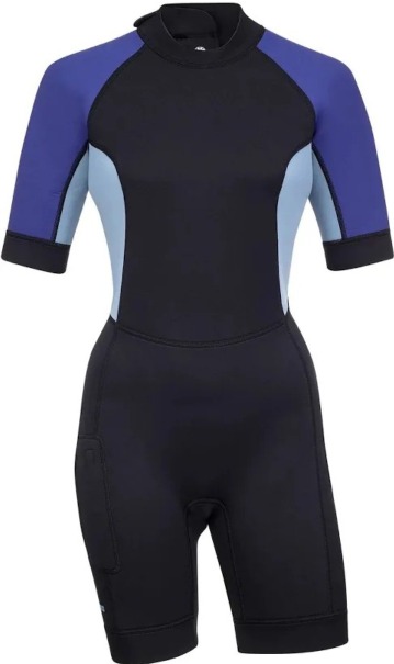 SEA-DOO LADIES 3MM EXOTIC SHORTY WETSUIT DEEP PURPLE /
