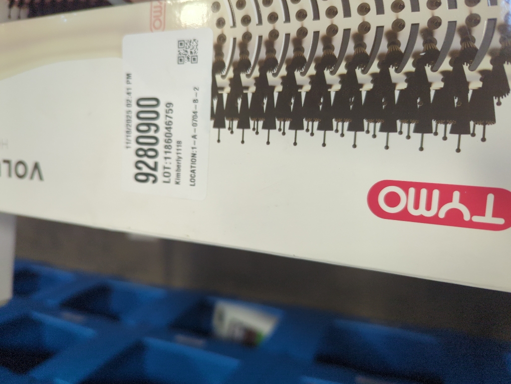 TYMO Volumizer Hot Air Brush Hair Dryer - Champagne Pink - 1200 Watt