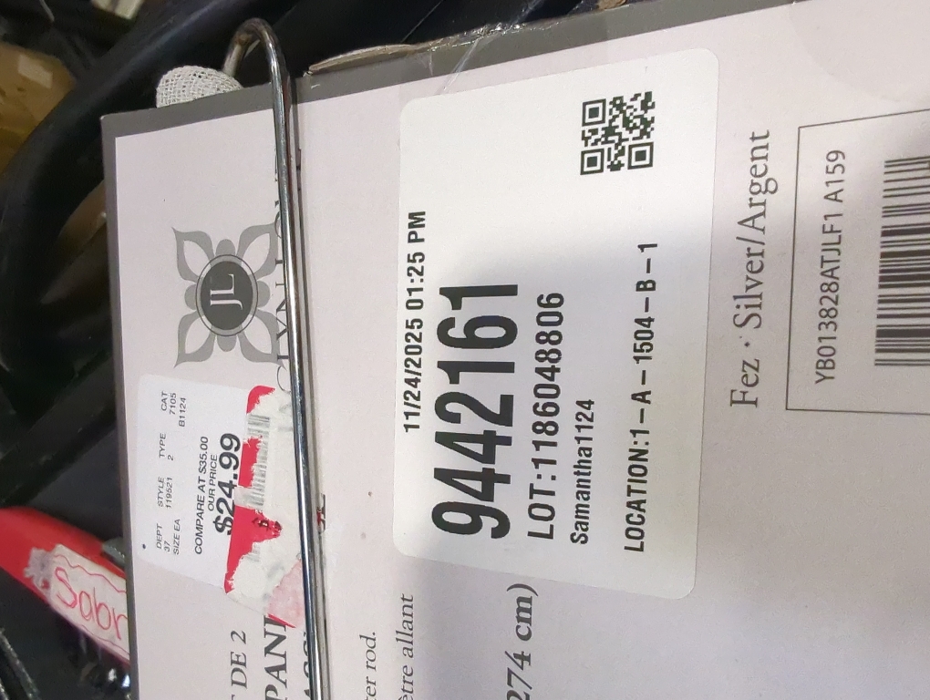 Jaclyn Love set of 2 silver/argent