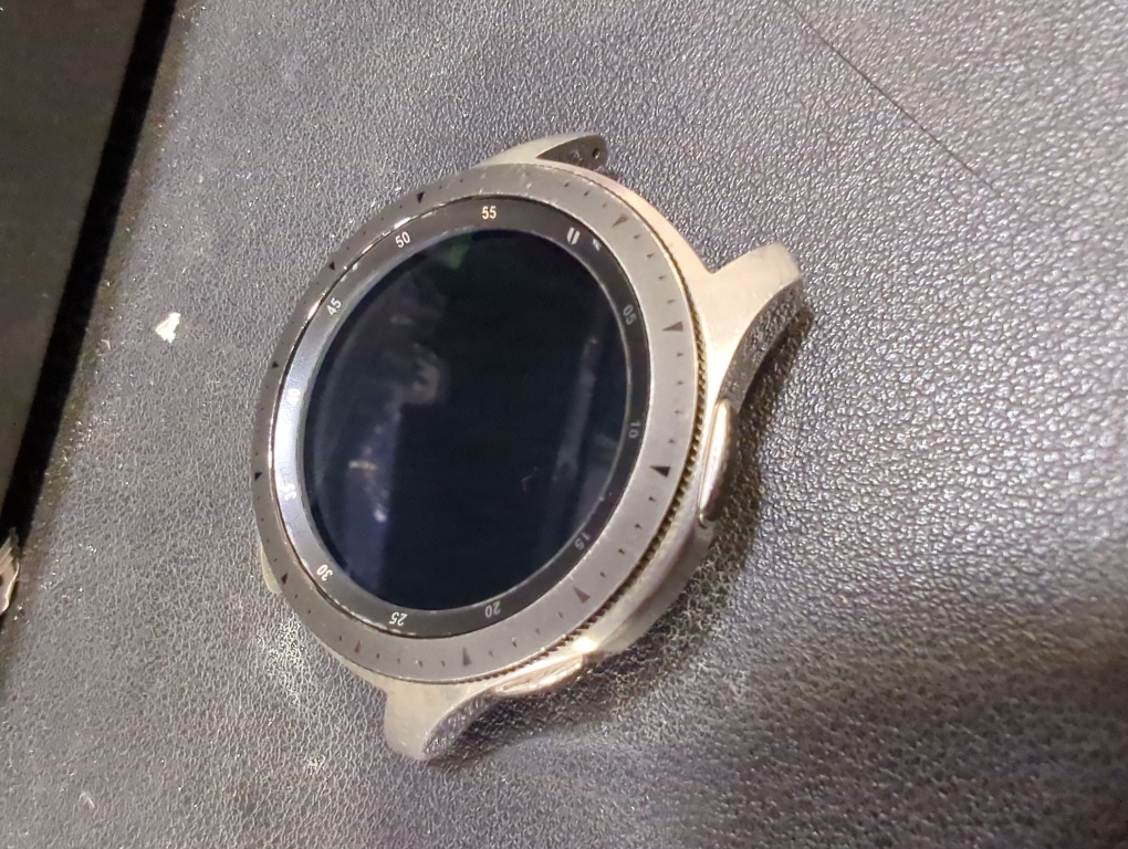 Samsung Galaxy Mens Multi-Function Black Smart Watch-Sm-R800nzsaxar