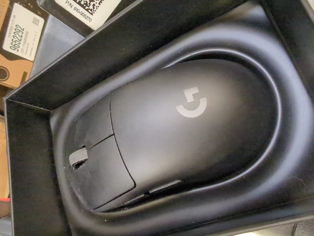 Logitech - G PRO Lightweight Wireless Optical Ambidextrous Gaming Mouse with RGB Lighting - Black