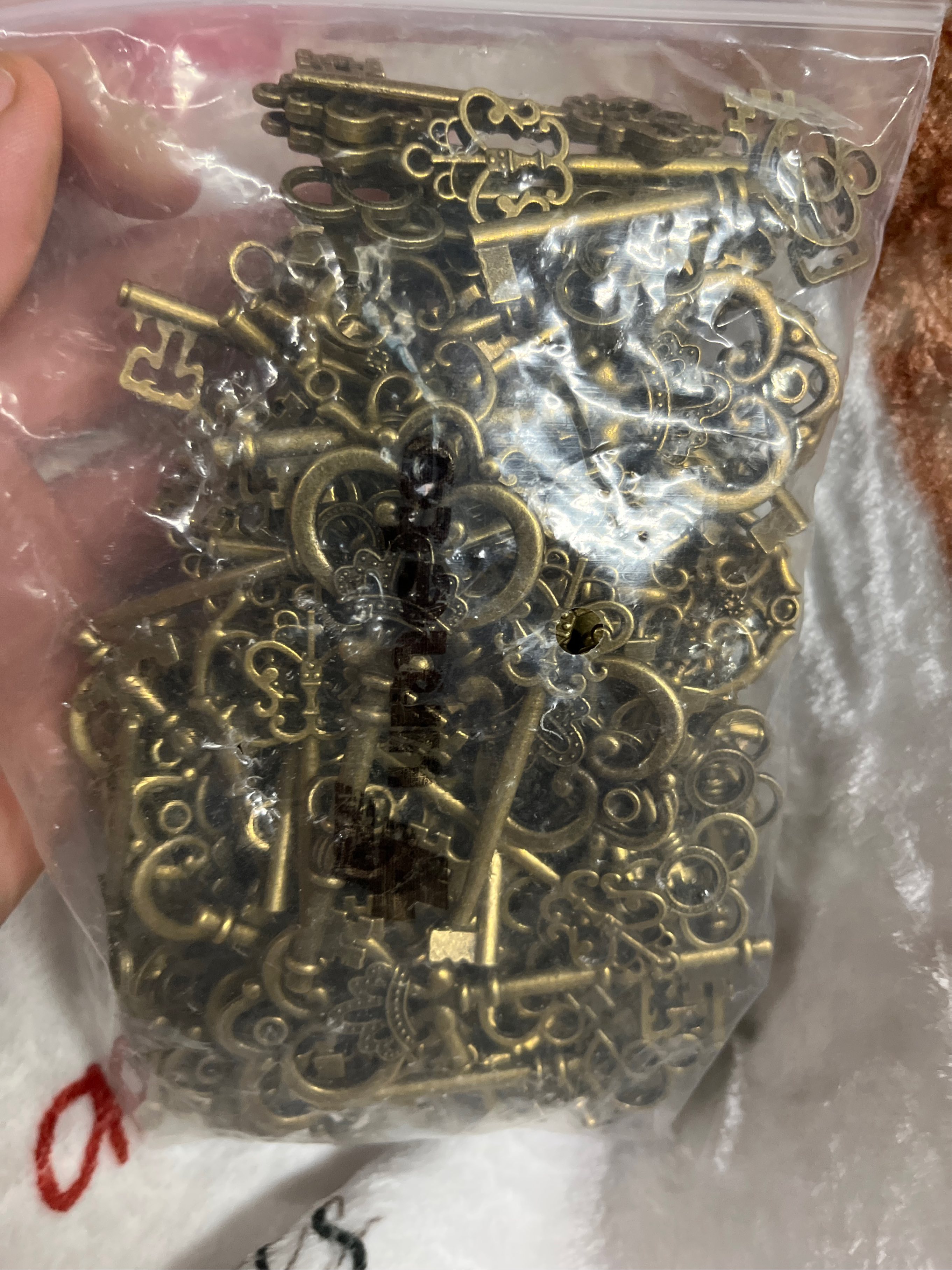 vintage skeleton key set