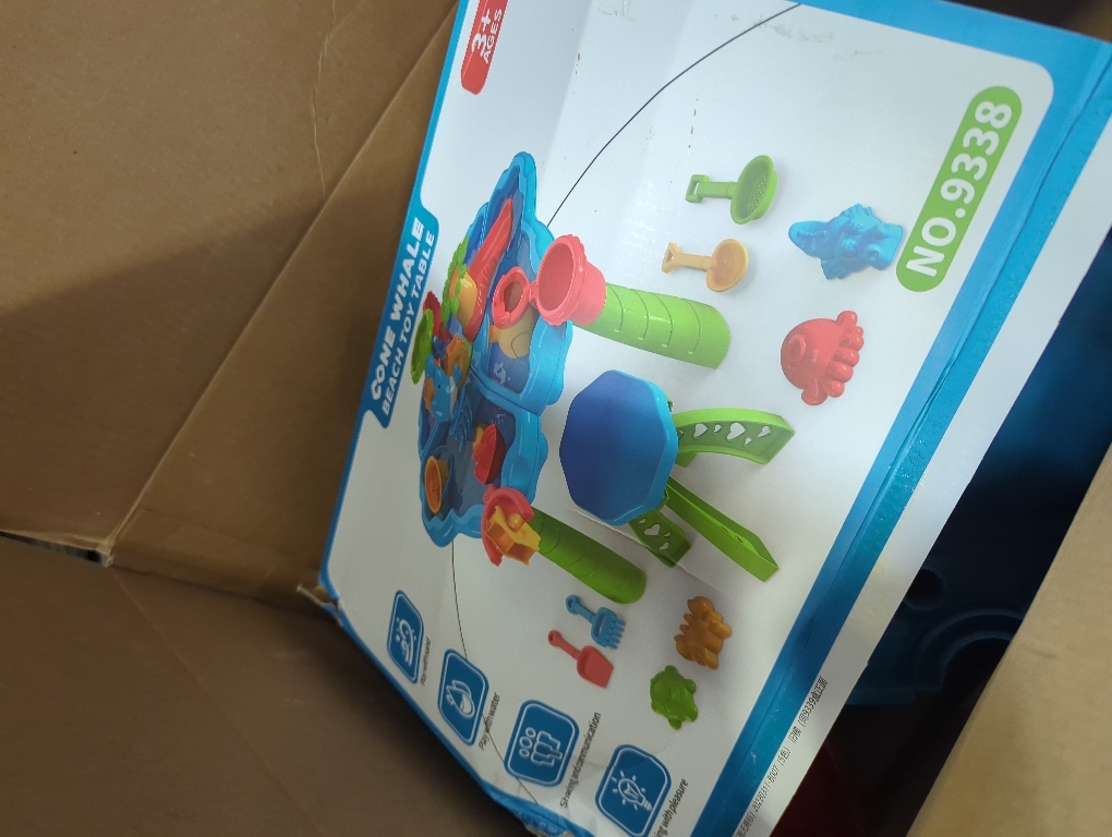 Lucky Doug Kids Sand Water Table Toys, 3 in 1 Sensory Activity Play Table for Toddlers Age 2-5