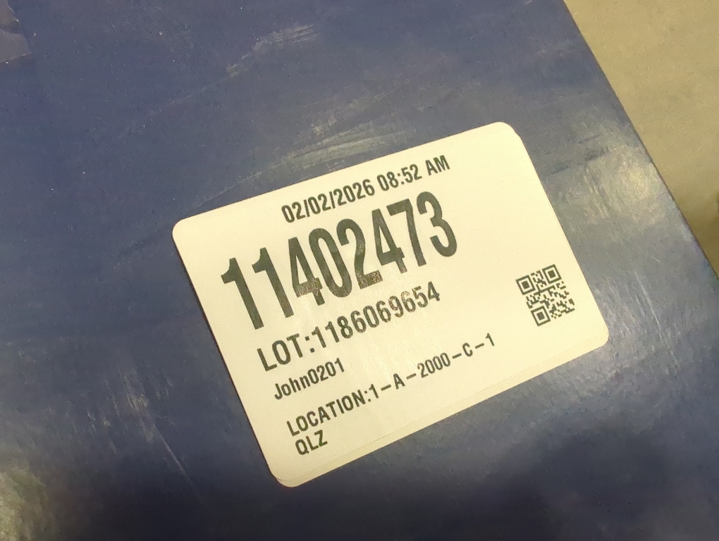 LEVOLOR Trim Go 2-in Slat Width 72-in x 64-in Cordless White Faux Wood Room Darkening Horizontal Blinds