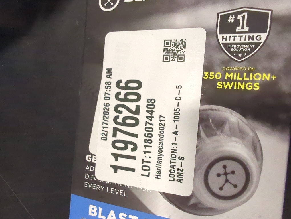 Blast Motion Baseball Swing Analyzer - Improve Your Swing at Every Level - Batting Trainer - Real-time Feedback, Swing Metrics, Video Capture Highlights, Track Performance (GEN3 Sensor)