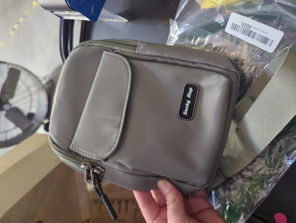 Seoky Rop Small Crossbody Bags for Women Men Nylon Water Resistant Sling Bag for Running Workout Travel