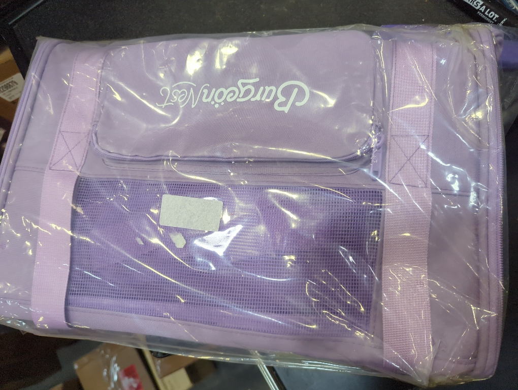 BurgeonNest Cat Carrier for Large Cats 20 lbs,Medium Pet Under 25 lbs,2 Puppy and Small Dogs with Unique Side Bag,Top Load Pet Carrier Soft-Sided Escape Proof with 4 Ventilated Windows