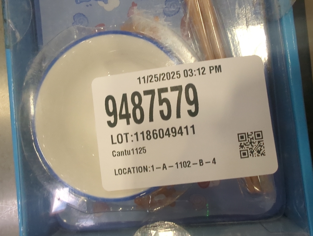 Silver Buffalo Care Bears Featuring Grumpy, Tenderheart, and Friend Bear Ramen Blue Ceramic Sushi Set with Dipping Sauce Dish and Matching Chopsticks