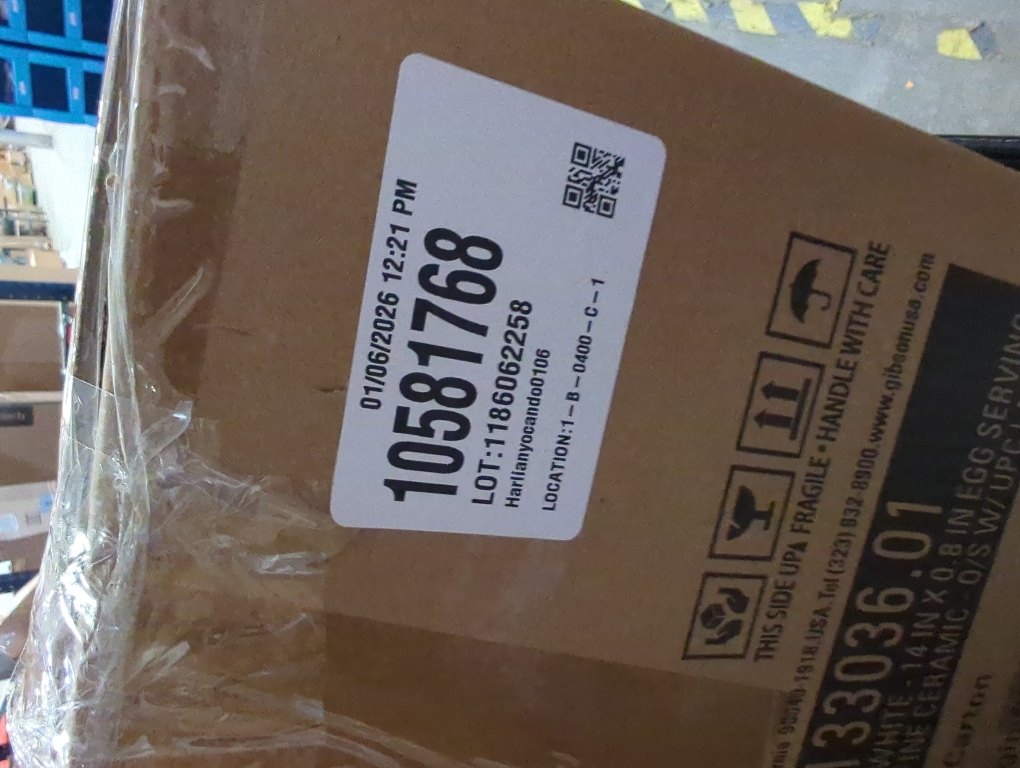 8 PACK Our Table Simply White Egg Platter